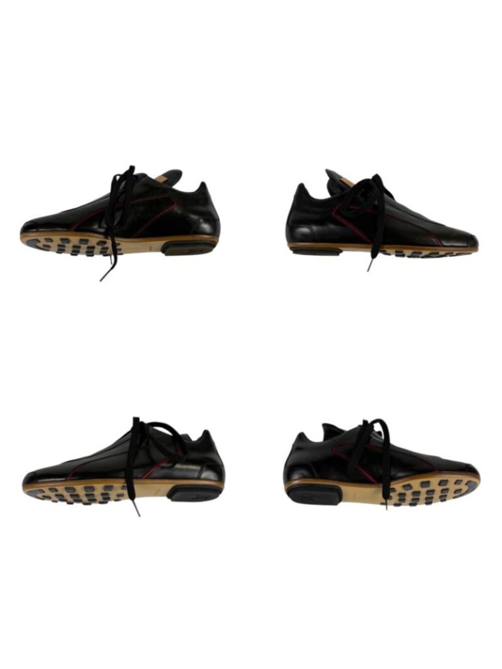 ★SOLD★ Louis Vuitton Leather Sneakers Black Football Soccer Shoes 5 - Picture 6 of 15